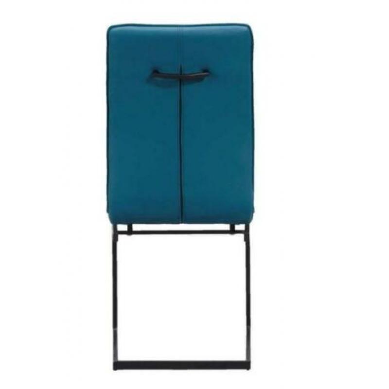 Stoelen eetkamer l petrol l blauw groen l 6 stuks