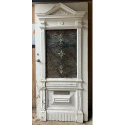 Antieke voordeur oude voordeur vintage