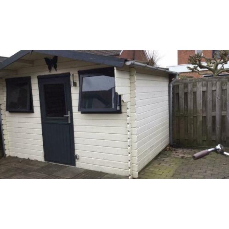 Houten tuinhuis 375x300 cm