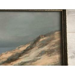 Pastel schilderij Scheveningen Jaren 1920-1930
