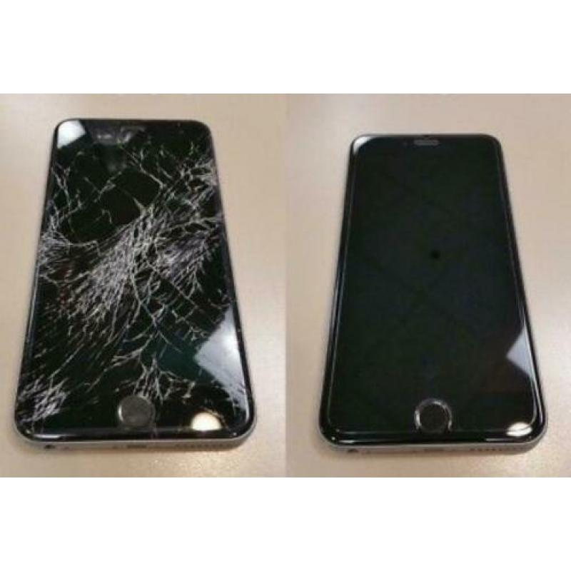 iPhone kapot scherm vervangen reparatie @Locatie! X 8 7 6s 6