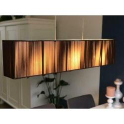 Bruine hanglamp / eetkamerlamp