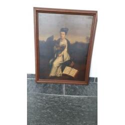 Zeer oud schilderij voorstellende Thomas a Kempis,