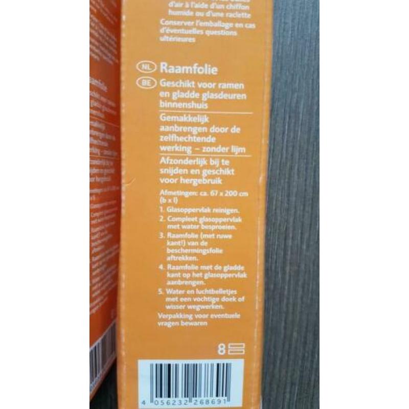 Raamfolie Melinera (Lidl) strepen