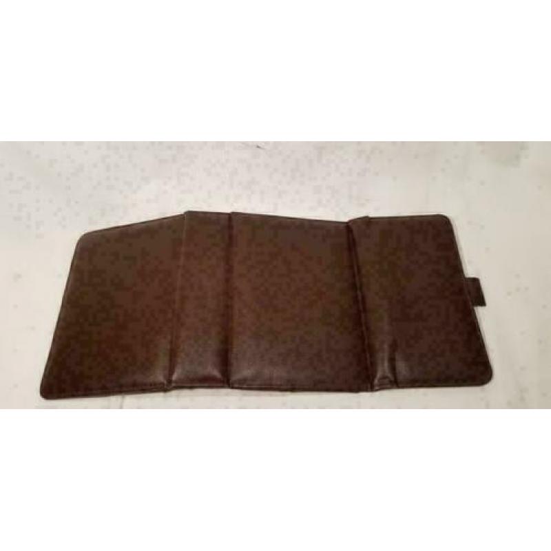 F023 agenda organizer bruin kunstleder papierform. 95x171 mm