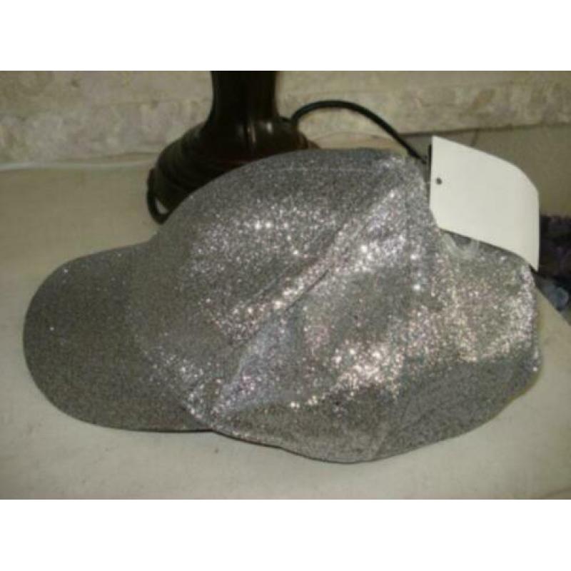 zilveren pet one size