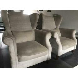Fauteuil (Oorfauteuil) Stoel 2 stuks slechts €45,-