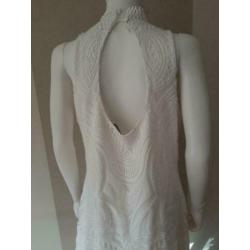 Stretch Jurk ANA ALCAZAR maat 42 off white