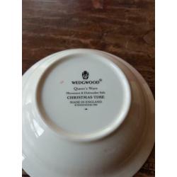Wedgwood Queen's Ware schaaltje Christmas Time