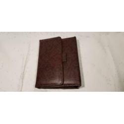 F023 agenda organizer bruin kunstleder papierform. 95x171 mm
