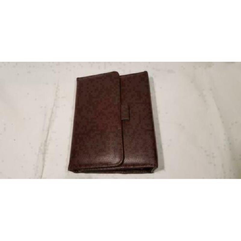 F023 agenda organizer bruin kunstleder papierform. 95x171 mm