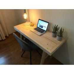 Bureau tafels steigerhout