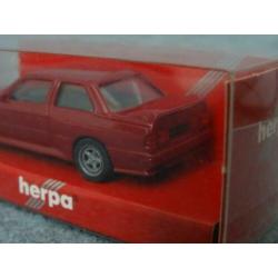 BMW E30 M3 AC Schnitzer S3 2.5 Sport donkerrood 1:87 Herpa
