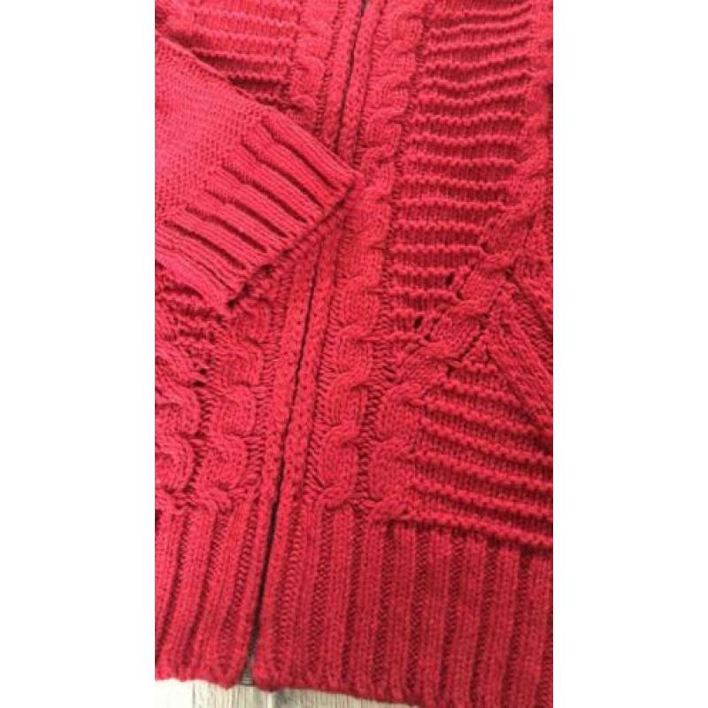 Forvi donker rood vest xxl of oversized als M/L