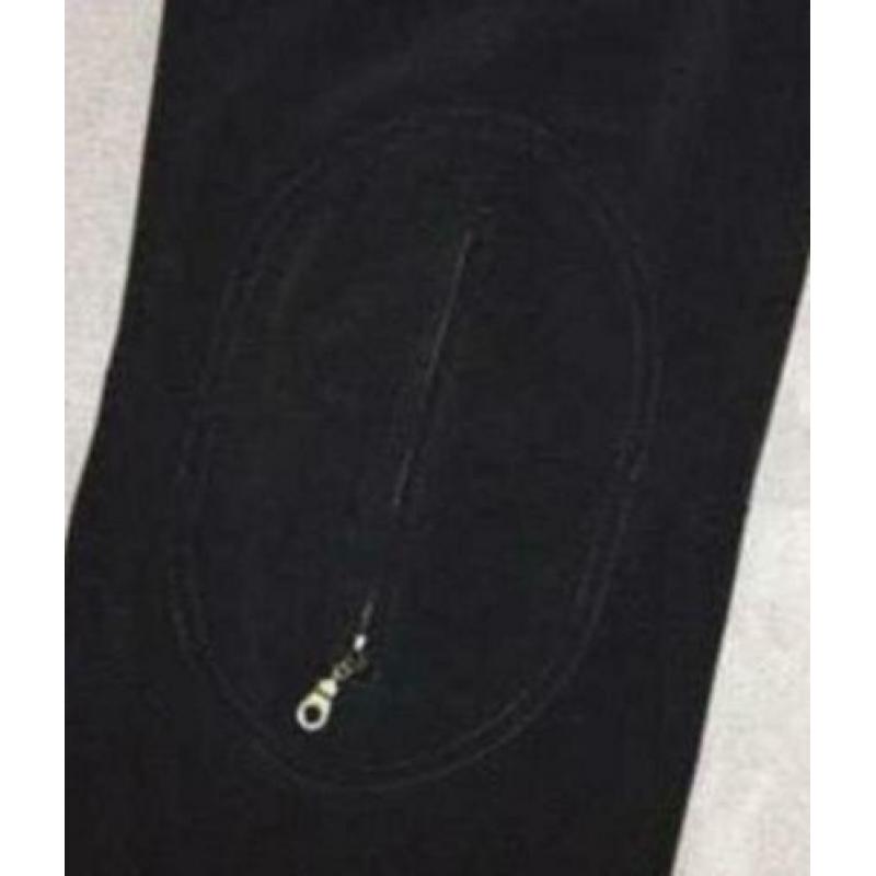CAMBIO pantalon, 3/4 capri, zwart, Mt. 36