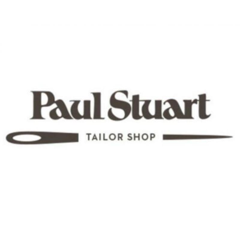 Paul Stuart overhemd. Bruin Blauw gestreept. Maat XXL / 2XL