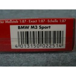 BMW E30 M3 AC Schnitzer S3 2.5 Sport donkerrood 1:87 Herpa