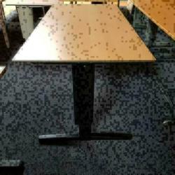 Bureau 160x80 cm, trespablad/beuken KSB Den Bosch BU431