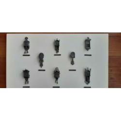 Tinnen miniatuur klojes