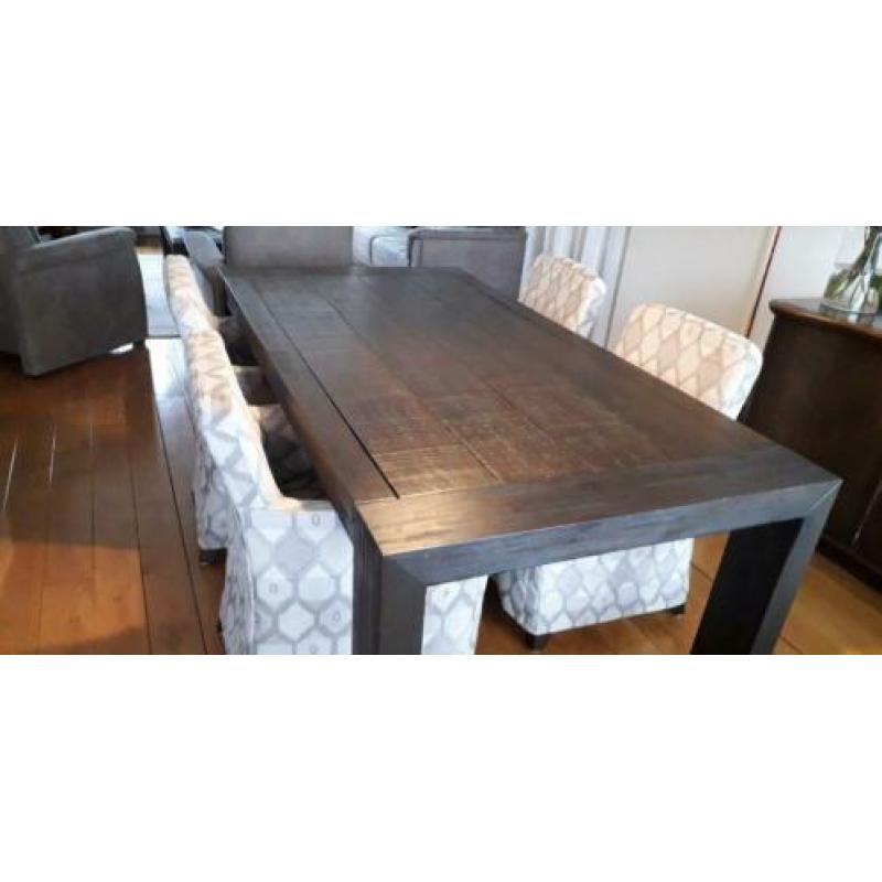 Eettafel en salontafel