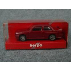 BMW E30 M3 AC Schnitzer S3 2.5 Sport donkerrood 1:87 Herpa