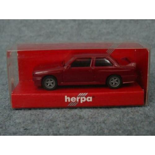 BMW E30 M3 AC Schnitzer S3 2.5 Sport donkerrood 1:87 Herpa