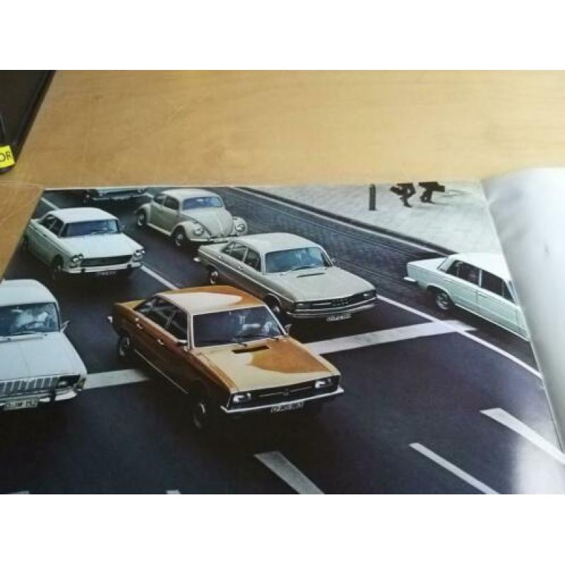 1971 Volkswagen K70 folder in het Nederlands in prima staat