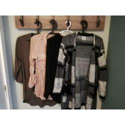Dames kleding, truien, broeken, sportkleding, shirts, hempen