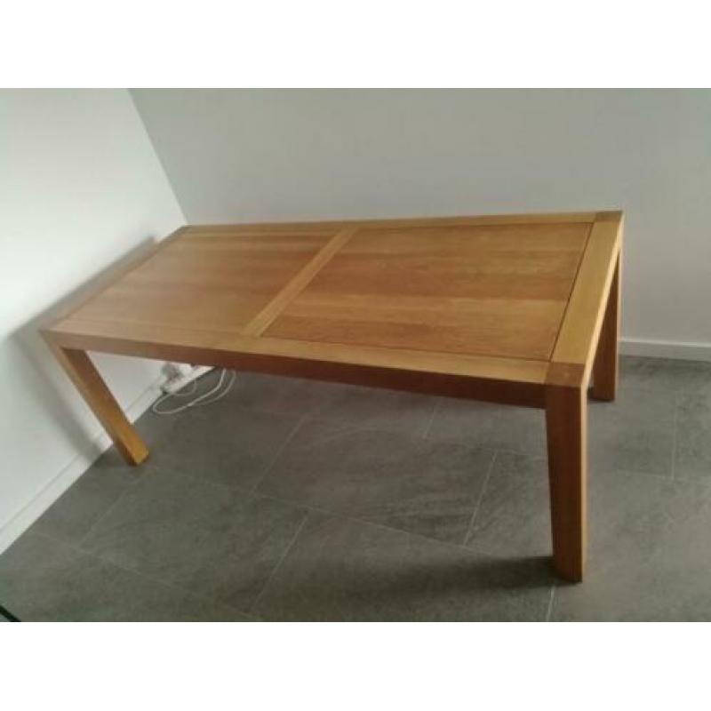 eikenhouten eettafel