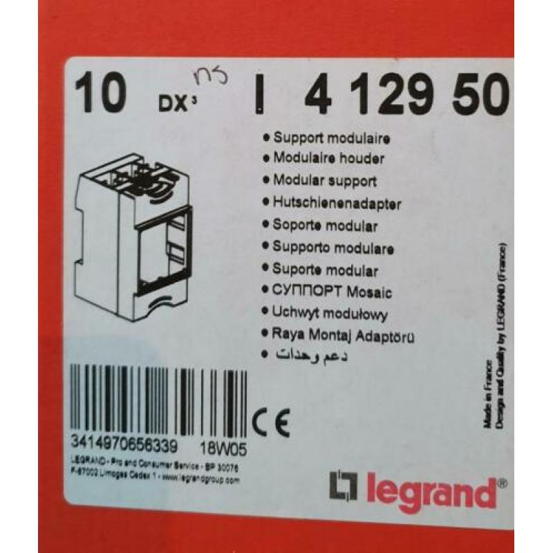 Lege modulaire houder DX³ voor Mosaic of adapter 412951/52