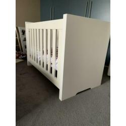 Ledikant wit | matras 60x120cm