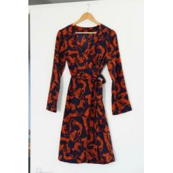 MONKI wikkeljurk met dierenprint maat M