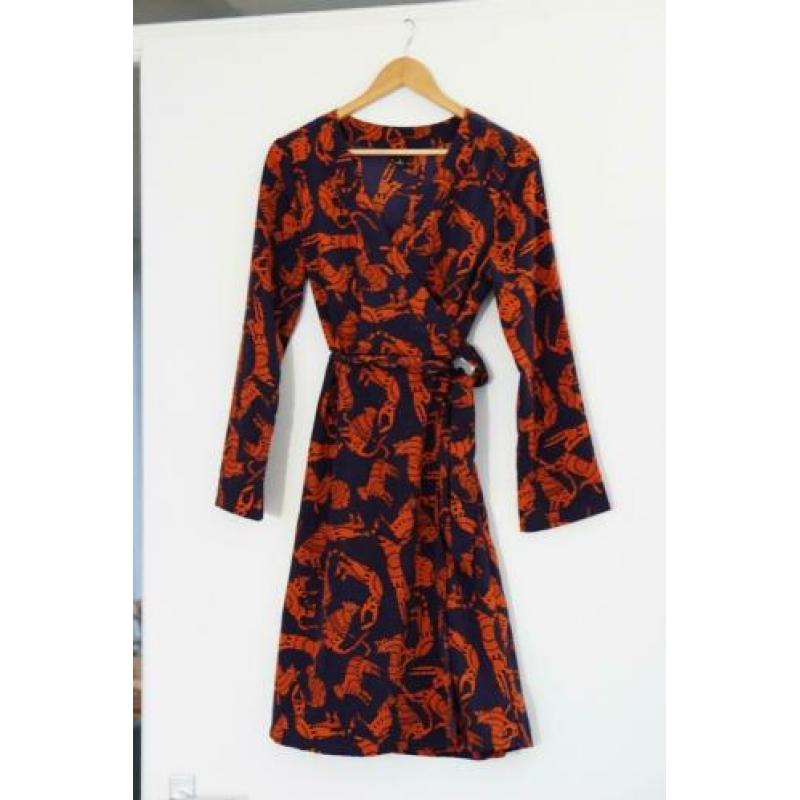MONKI wikkeljurk met dierenprint maat M