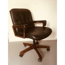 King Chair - Retro vintage design bureaustoel / fauteuil