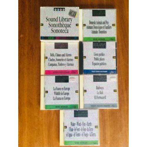Professionele Geluidseffecten film & video - 10 CD's Digital