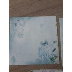3 Scrapbook vellen Marjolein Bastin 15x15cm