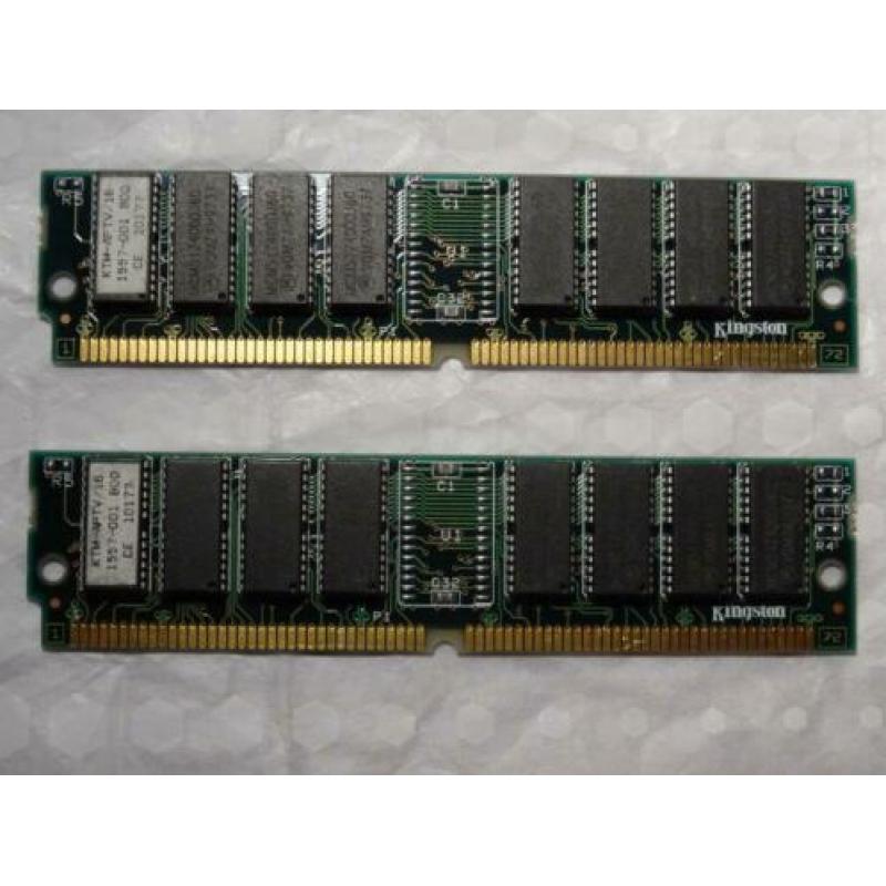Geheugenmodules voor Retro jaren ’80 en ’90 computers