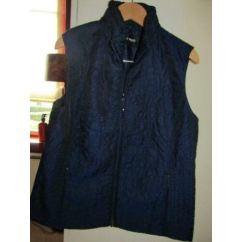 F175 GERRY WEBER mt 44 nieuw bodywarmer donkerblauw tweewegr