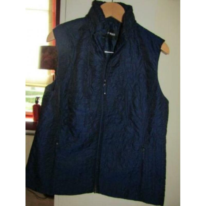 F175 GERRY WEBER mt 44 nieuw bodywarmer donkerblauw tweewegr
