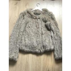 Ibana bont jas bontjas konijn 34 xs s