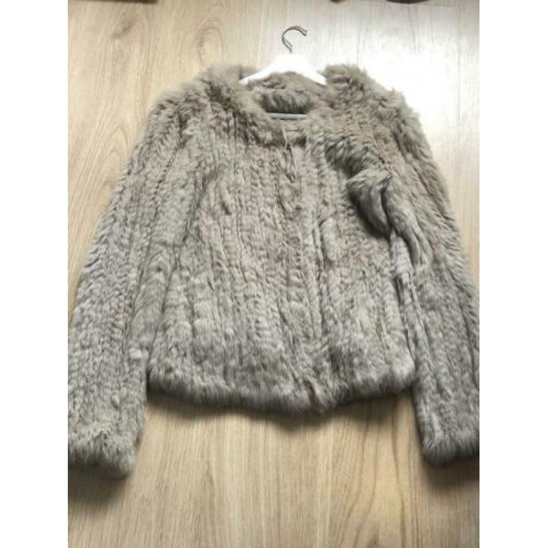 Ibana bont jas bontjas konijn 34 xs s