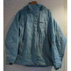 Tenson blauwe jas windjack maat 42