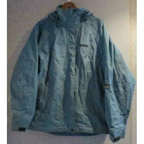 Tenson blauwe jas windjack maat 42