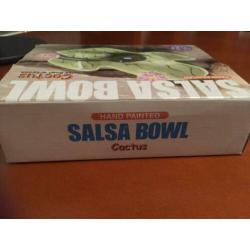 Salsa en Dipsaus bakje - bowl - schaaltje *CLAY ART* Cactus