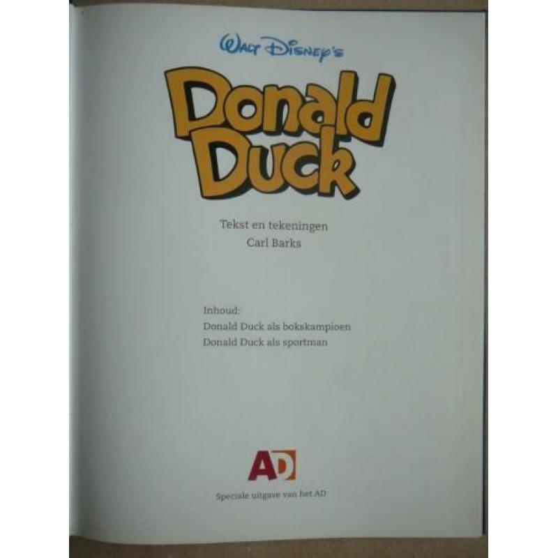 Donald Duck als bokskampioen + Donald Duck als sportman