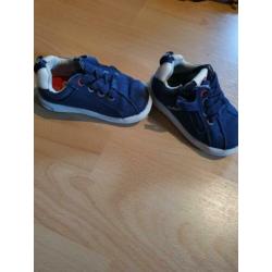 kickers schoenen maat 21 blauw
