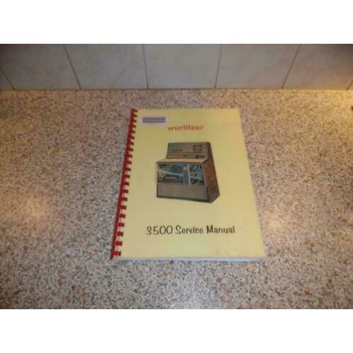 Service Manuel Wurlitzer 3500 (zodiac) 1971 jukebox