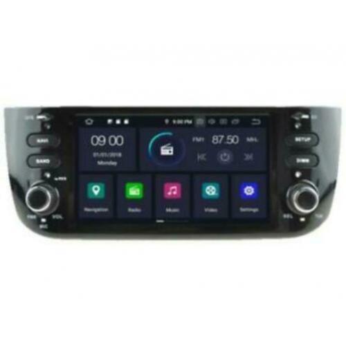 Android 9 navigatie fiat punto 2013 carkit usb carplay dab