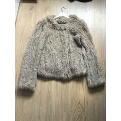 Ibana bont jas bontjas konijn 34 xs s