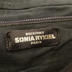 Sonia Rykiel designer vintage tas zwart leer